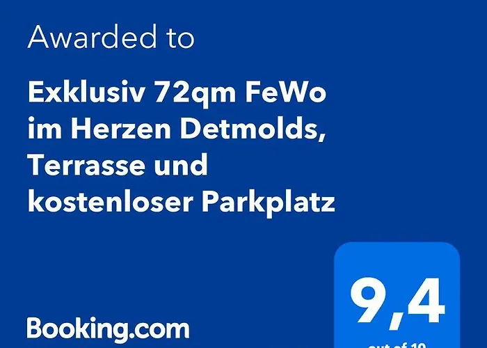 Apartament Exklusiv 72qm Im Herzen Detmolds, Terrasse Und Kostenloser Parkplatz *